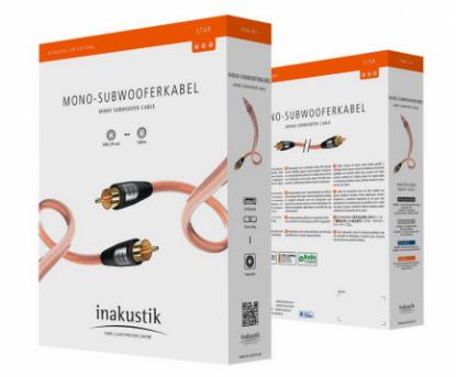 Сабвуферный кабель Inakustik Star Audio Cable MonoSub 7.5