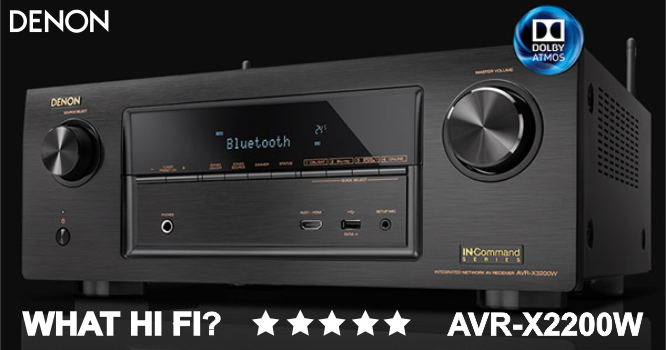 AV-ресивер Denon AVR-X2200W получил максимальную оценку от What Hi-Fi