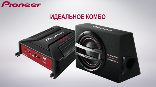 сабвуфер TS-WX305B  + усилитель GM-A3602