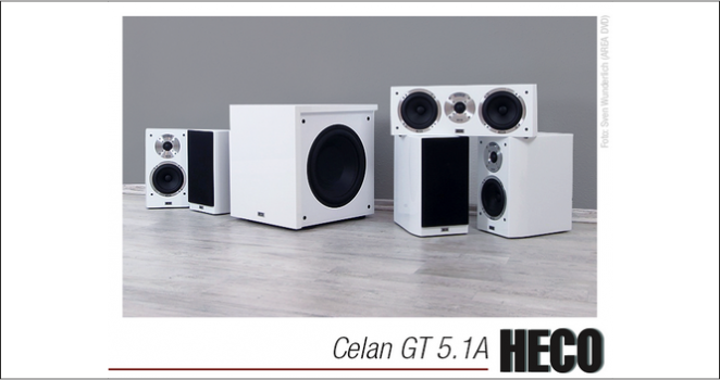 Домашние кинотеатры Heco Celan GT для небольших помещений в салоне "Сила Звука"